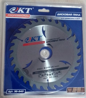 Пильный диск КТ Professional 180 30T 32