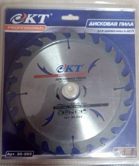 Пильный диск КТ Professional 205 24T 30