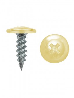 Саморез с прессшайбой 4,2х19 острый , RAL1014