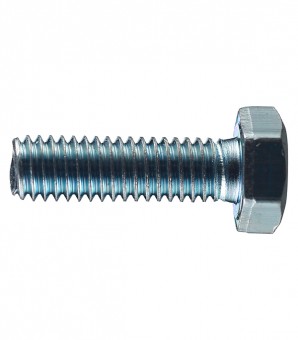 Болт шестигранный  М 10х30 DIN 933, цинк,кл.пр.5.8