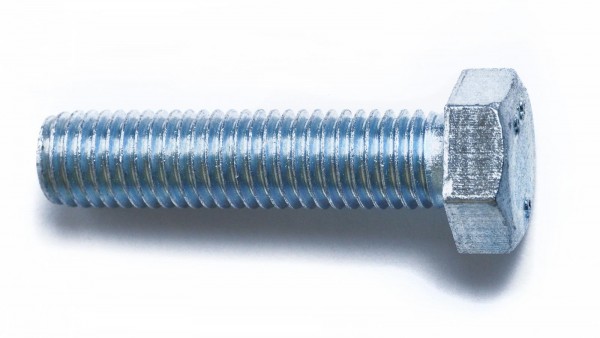 Болт шестигранный М 16х65 DIN 933, цинк,кл.пр.5.8