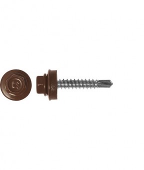 Кровельный саморез 5,5х25 RAL 8017, РТ3