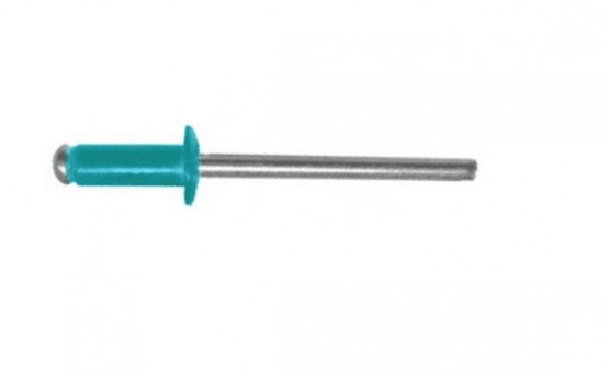 Заклепка вытяжная ал/ст 3,2х8 RAL5021