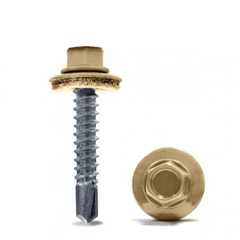 Кровельный саморез 5,5х25 RAL 1015, РТ3