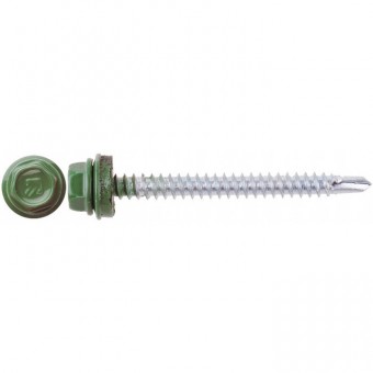 Кровельный саморез 4,8х70 RAL 6020, РТ1
