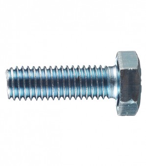 Болт шестигранный М 16х40 DIN 933, цинк,кл.пр.5.8