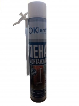 Пена бытовая монтажная Oklent 1000мл