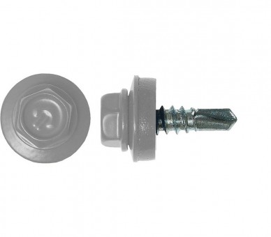 Кровельный саморез 5,5х19 RAL 7005, РТ3