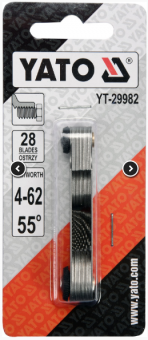 Резьбомер витворта "YATO"YT-29982