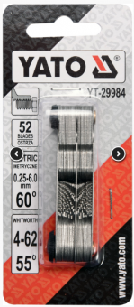 Резьбомер витворта "YATO"YT-29984