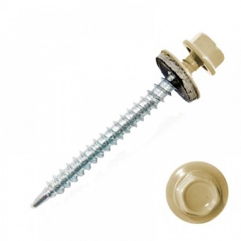 Кровельный саморез 4,8х70 RAL 1015, РТ1