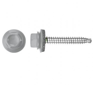 Кровельный саморез 4,8х70 RAL 7004, РТ1