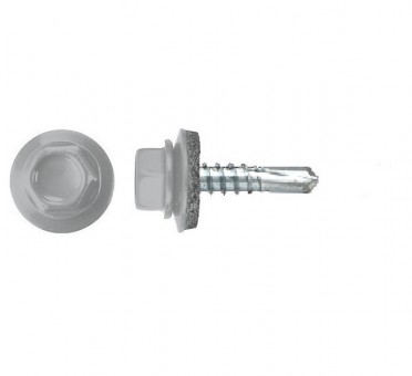 Кровельный саморез 5,5х19 RAL 7004, РТ3