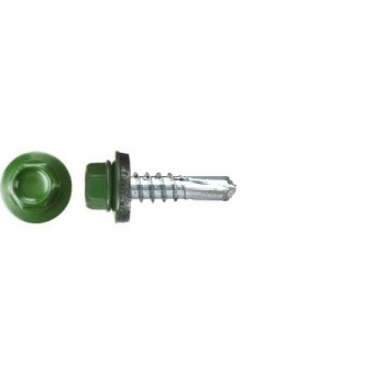 Кровельный саморез 5,5х19 RAL 6002, РТ3