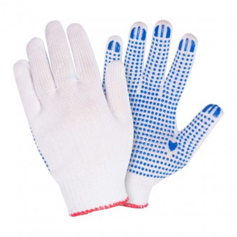 Перчатки х/б с ПВХ 10класс