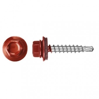 Кровельный саморез 4,8х70 RAL 3005, РТ1