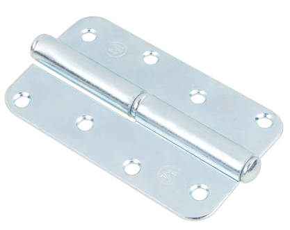 Петля 110 мм правая, белый цинк (разъемная)