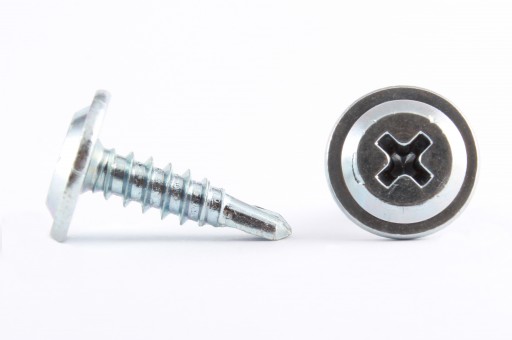 Саморез с прессшайбой 4,2х13,сверло, цинк Премиум (уп.1.000шт)